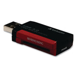 Verbatim® USB 3.0 Pocket Card Reader (VER98538) Each
