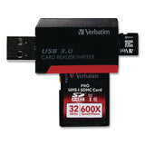 Verbatim® USB 3.0 Pocket Card Reader (VER98538) Each
