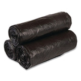 Inteplast Group Low-Density Commercial Can Liners, 30 gal, 0.58 mil, 30" x 36", Black, Interleaved Roll, 25 Bags/Roll, 10 Rolls/Carton (IBSWSL3036HVK) Case of 250