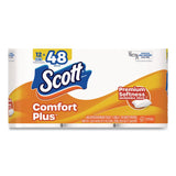 Scott® ComfortPlus Toilet Paper Mega Rolls, Septic Safe, 1-Ply, White, 310 Sheets, 12 Mega Rolls/Carton (KCM57098) Case of 12