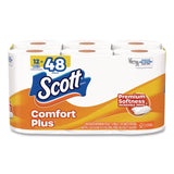 Scott® ComfortPlus Toilet Paper Mega Rolls, Septic Safe, 1-Ply, White, 310 Sheets, 12 Mega Rolls/Carton (KCM57098) Case of 12