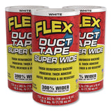 Flex Seal Products® Flex Super Wide Duct Tape, 4" Core, 39 mil Thick, 7.5" x 20 ft, White, 3/Carton (FSGDTWHTR7520) Case of 3