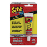 Flex Seal Products® Crystal Clear All-Purpose Glue, 0.6 oz, Dries Clear, 8/Carton (FSGGFSCLRMINI8) Case of 8
