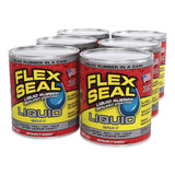 Flex Seal Products® Flex Seal Liquid Rubber Sealant Coating Liquid, 32 oz Can, Dries Gray, 6/Carton (FSGLFSGRYR32) Case of 6