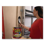Flex Seal Products® Flex Paste Super Thick Rubberized Paste Max, 12 lb Can, Dries Black, 2/Carton (FSGPFSMAXBLK01) Case of 2