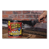 Flex Seal Products® Flex Paste Super Thick Rubberized Paste Max, 12 lb Can, Dries Black, 2/Carton (FSGPFSMAXBLK01) Case of 2