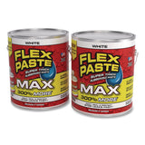 Flex Seal Products® Flex Paste Super Thick Rubberized Paste Max, 12 lb Can, Dries White, 2/Carton (FSGPFSMAXWHT01) Case of 2