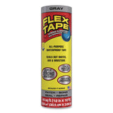 Flex Seal Products® Flex Tape Strong Rubberized Waterproof Tape, 4" Core, 39 mil Thick, 12" x 10 ft, Gray, 4/Carton (FSGTFSGRYR1210) Case of 4
