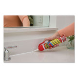 Flex Seal Products® Flex Caulk Hi-Performance Silicone Caulk, 6.5 oz Aerosol Can, Dries White, 4/Carton (FSGUS600WHT200) Case of 4