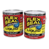 Flex Seal Products® Flex Seal Liquid Rubber Sealant Coating Liquid, 1 gal Can, Dries Black, 2/Carton (FSGUS855BLK012) Case of 2