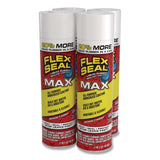 Flex Seal Products® Flex Seal Liquid Rubber Sealant Coating MAX Aerosol, 17 oz Aerosol Can, Dries Clear, 4/Carton (FSGFSMAXCLR24) Case of 4