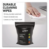 Gritt Commercial Surface Care Wipes, 1-Ply, 6 x 8, Fresh Scent, White, 800 Wipes (GCEGRI5RW1) Each