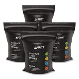 Gritt Commercial Surface Care Wipes, 1-Ply, 6 x 8, Fresh, White, 800/Pack, 4 Packs/Carton (GCEGRI5RW4) Case of 4