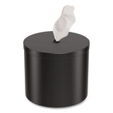 Gritt Commercial Stainless Steel Wall Mount Wet Wipe Dispenser, 9.7" x 9.7" x 9.8", Black (GCEGRI510WBLK) Each
