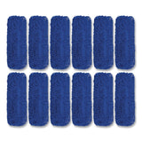 Gritt Commercial Microfiber Looped Dust Mop Pad Head, 24 x 5, Blue, 12/Carton (GCEGRI1822412PK) Case of 12