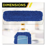 Gritt Commercial Microfiber Looped Dust Mop Pad Head, 36 x 5, Blue (GCEGRI18236) Each