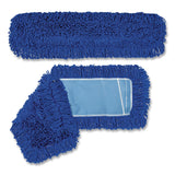 Gritt Commercial Microfiber Looped Dust Mop Pad Head, 36 x 5, Blue (GCEGRI18236) Each