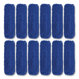 Gritt Commercial Microfiber Looped Dust Mop Pad Head, 36 x 5, Blue, 12/Carton (GCEGRI1823612PK) Case of 12