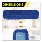 Gritt Commercial Microfiber Looped Dust Mop Pad Head, 36 x 5, Blue, 12/Carton (GCEGRI1823612PK) Case of 12