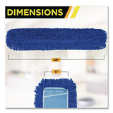 Gritt Commercial Microfiber Looped Dust Mop Pad Head, 48 x 5, Blue, 6/Pack (GCEGRI182486PK) Case of 6