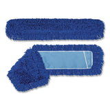 Gritt Commercial Microfiber Looped Dust Mop Pad Head, 48 x 5, Blue, 6/Pack (GCEGRI182486PK) Case of 6