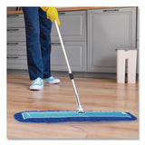 Gritt Commercial Microfiber Looped Dust Mop Pad Head, 60 x 5, Blue (GCEGRI18260) Each