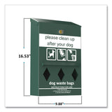 Furloo Wall-Mount Pet Waste Roll Bag Dispenser (GCEFLO13RDG) Each