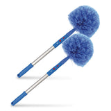 Gritt Commercial Cobweb/Corner Duster Brush with 20" Pole, 2/Kit (GCEGRI1082PK) Each