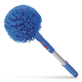 Gritt Commercial Cobweb/Corner Duster Brush with 20" Pole, 2/Kit (GCEGRI1082PK) Each