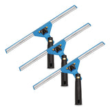Gritt Commercial Swivel Window Squeegee with Quick Release, 14" Wide Blade, 3/Pack (GCEGRI1293PK) Each
