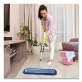 Gritt Commercial All-In-One Microfiber Dust Mop Set with Telescopic Handle, 48 x 5, Blue Microfiber Head, 40" to 72" Silver Aluminum Handle (GCEGRI17448T) 1 KT