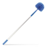 Gritt Commercial Cobweb/Corner Duster Brush with Telescopic Pole, 3 ft to 6 ft Handle (GCEGRI1026F) Each