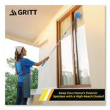 Gritt Commercial Cobweb/Corner Duster Brush with Telescopic Pole, 3 ft to 6 ft Handle (GCEGRI1026F) Each