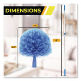 Gritt Commercial Cobweb/Corner Duster Brush with Telescopic Pole, 3 ft to 6 ft Handle, 2/Kit (GCEGRI1026F2PK) Each