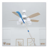 Gritt Commercial Flexible Wand Duster with Microfiber and Chenille Sleeve and 6 ft Telescopic Pole (GCEGRI1756F) Each