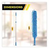 Gritt Commercial Flexible Wand Duster with Microfiber and Chenille Sleeve and 6 ft Telescopic Pole, 3/Kit (GCEGRI1756F3PK) Each