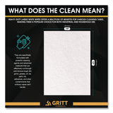 Gritt Commercial Heavy-Duty Cleaning Wipes, 10 x 12, Citrus, White, 300 Wipes/Bucket, 4 Buckets/Carton (GCEGRI63004) Case of 4