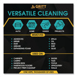 Gritt Commercial Heavy-Duty Cleaning Wipes, 10 x 12, Citrus, White, 300 Wipes/Bucket, 4 Buckets/Carton (GCEGRI63004) Case of 4