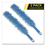 Gritt Commercial Flexible Wand Duster with Microfiber and Chenille Sleeve, 22" Length, 2/Pack (GCEGRI1762PK) Each