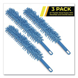Gritt Commercial Flexible Wand Duster with Microfiber and Chenille Sleeve, 22" Length, 3/Pack (GCEGRI1763PK) Each