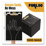 Furloo Pet Waste Station Starter Kit with Header Bag Dispenser, Bags and Liners, 11.5 gal, Top Door, Green (GCEFLO1HSGB) Each