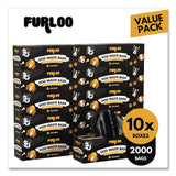 Furloo Pet Waste Station Starter Kit with Roll Bag Dispenser, Bags and Liners, 11.5 gal, Top Door, Green (GCEFLO1RSGB) Each