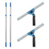 Gritt Commercial Pro Window Washing Kit with Swivel Squeegee and 6 ft Telescopic Pole, 14" Wide Blade, 2/Kit (GCEGRI1306F142P) Each