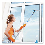 Gritt Commercial Pro Window Washing Kit with Swivel Squeegee and 6 ft Telescopic Pole, 18" Wide Blade, 2/Kit (GCEGRI1306F182P) Each