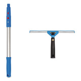 Gritt Commercial Pro Window Washing Kit with Swivel Window Squeegee and 20" Pole, 14" Wide Blade, 3/Kit (GCEGRI1313PK) Each