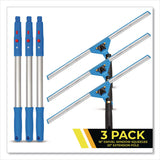 Gritt Commercial Pro Window Washing Kit with Swivel Window Squeegee and 20" Pole, 18" Wide Blade, 3/Kit (GCEGRI131183PK) Each