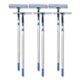 Gritt Commercial Pro Window Washing Kit with Squeegee, Washer and 6 ft Telescopic Pole, 14" Wide, 3/Kit (GCEGRI1376F143P) Each