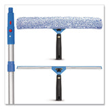 Gritt Commercial Pro Window Washing Kit with Squeegee, Washer and 6 ft Telescopic Pole, 18" Wide Blade (GCEGRI1376F18) Each