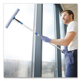 Gritt Commercial Pro Window Washing Kit with Squeegee, Washer and 6 ft Telescopic Pole, 18" Wide Blade (GCEGRI1376F18) Each