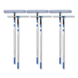 Gritt Commercial Pro Window Washing Kit with Squeegee, Washer and 6 ft Telescopic Pole, 18" Wide Blade, 3/Kit (GCEGRI1376F183P) Each